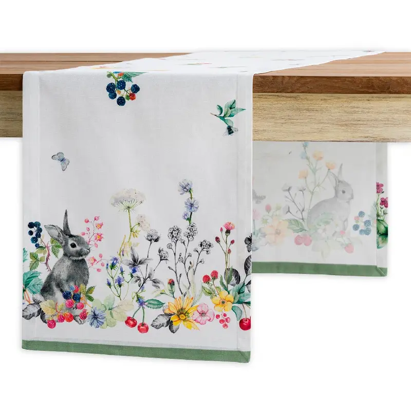 108-Inch Printemps Table Runner – Spring-To-Summer Long Table Accent 1
