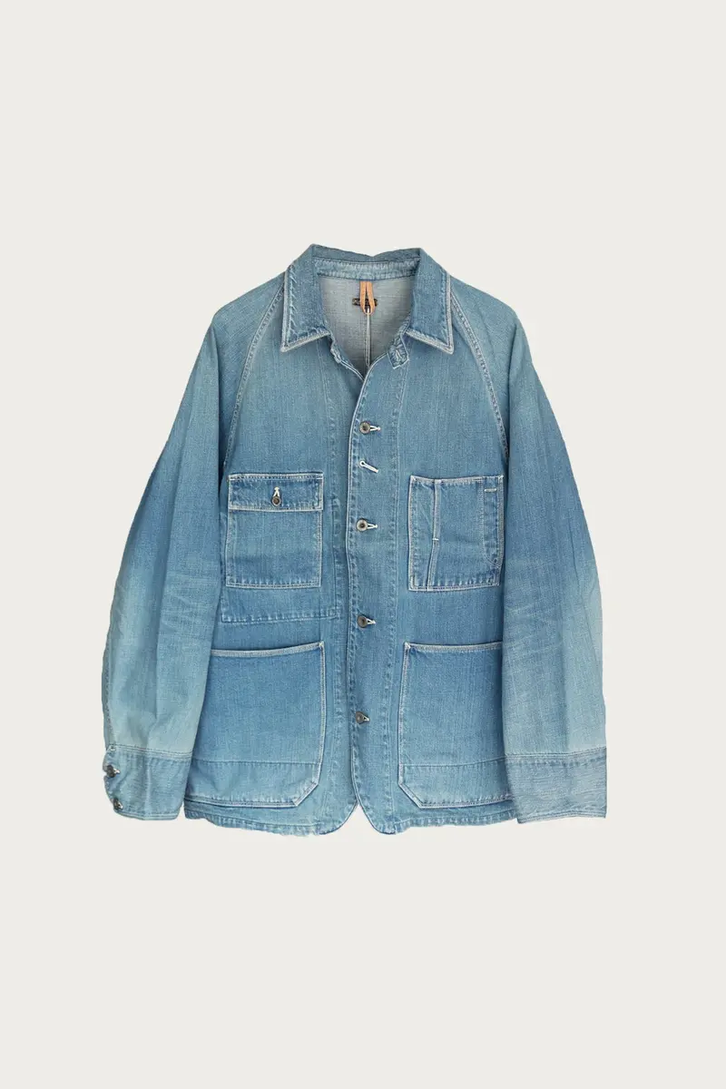 12Oz Japanese Denim Cactus Coverall – Lightweight Midtone Version 1