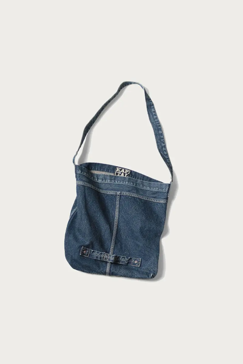 13-Ounce Heavyweight Denim T-Back Book Tote Bag 1