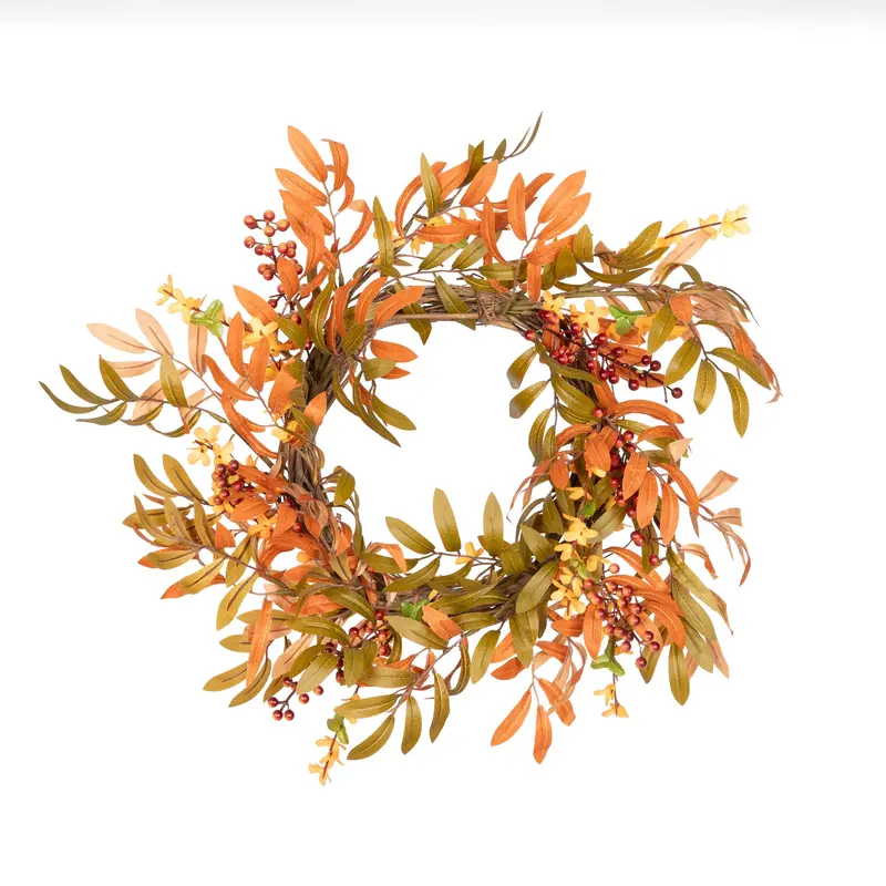 18-Inch Autumn Splendor Wreath With Natural Elements 1