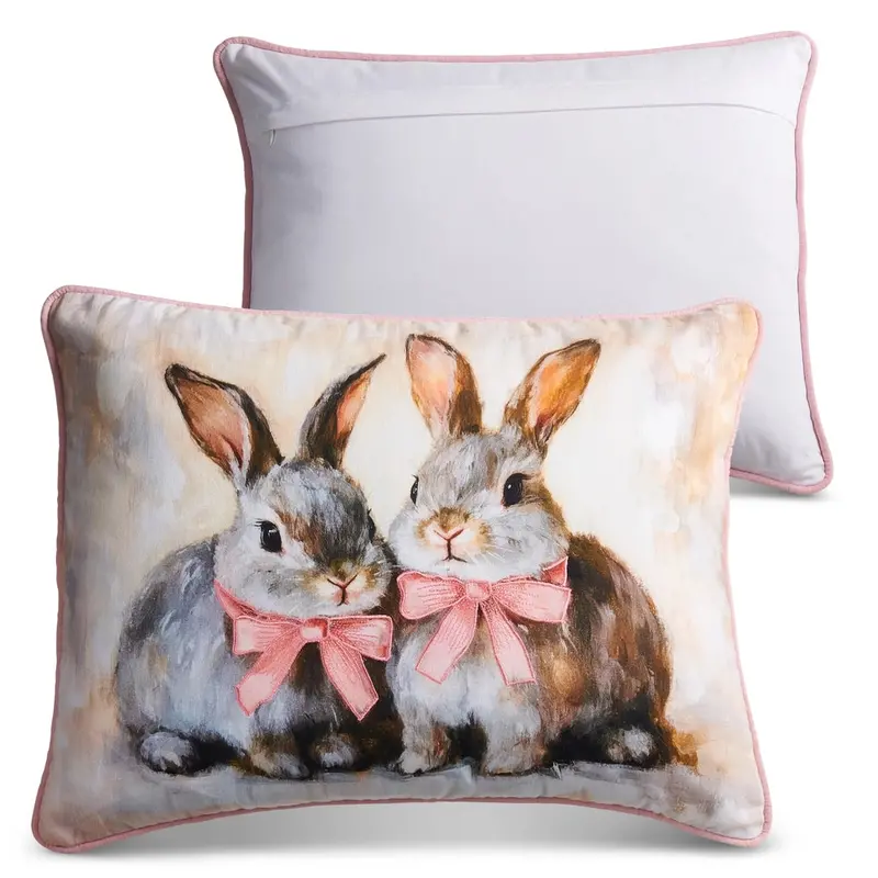 18-Inch Easter Bunny Decorative Pillow 1
