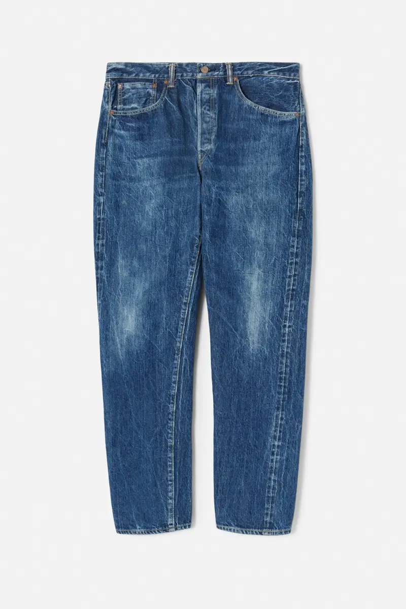 1966 Selvedge Slim Jeans – Premium Dark-Worn Wash 1