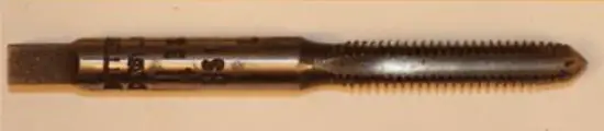 2 Nos Butterfield 1/4" Bsf Left-Hand Taps – 26 Threads Per Inch, Usa Manufactured 1