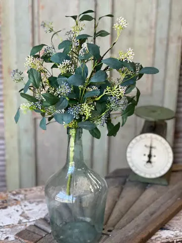 23-Inch Wildseed Eucalyptus Bush – Dried Greenery For Bouquets And Decor 1