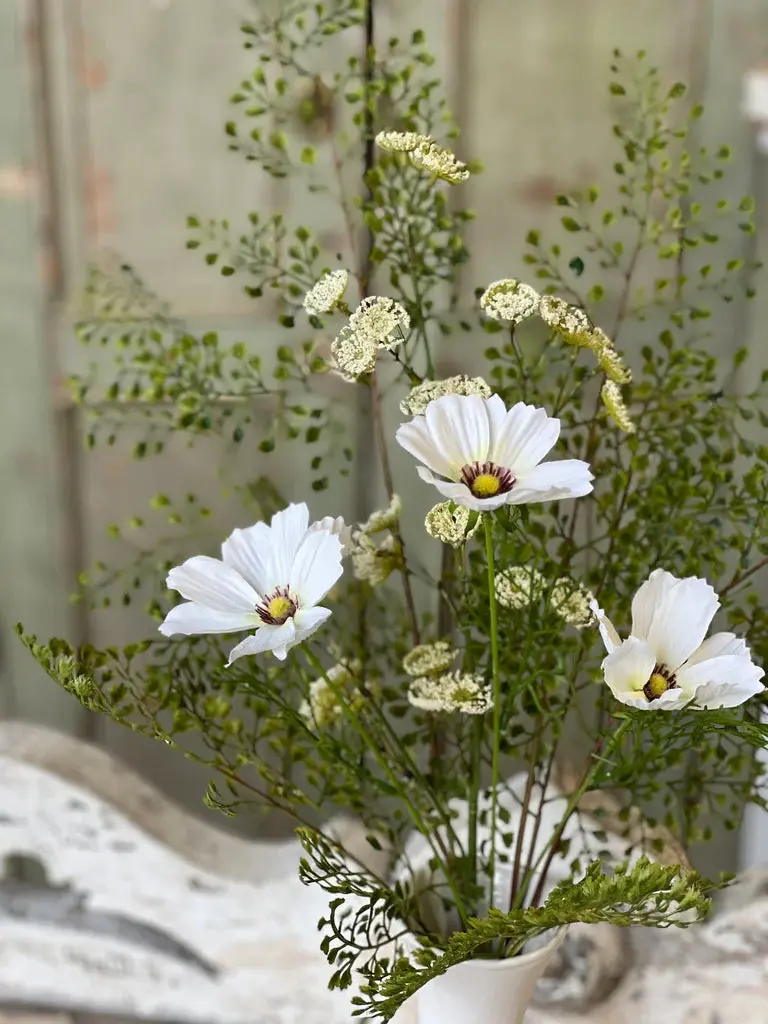 24-Inch Quillen Blooms Faux Flower Bush 1