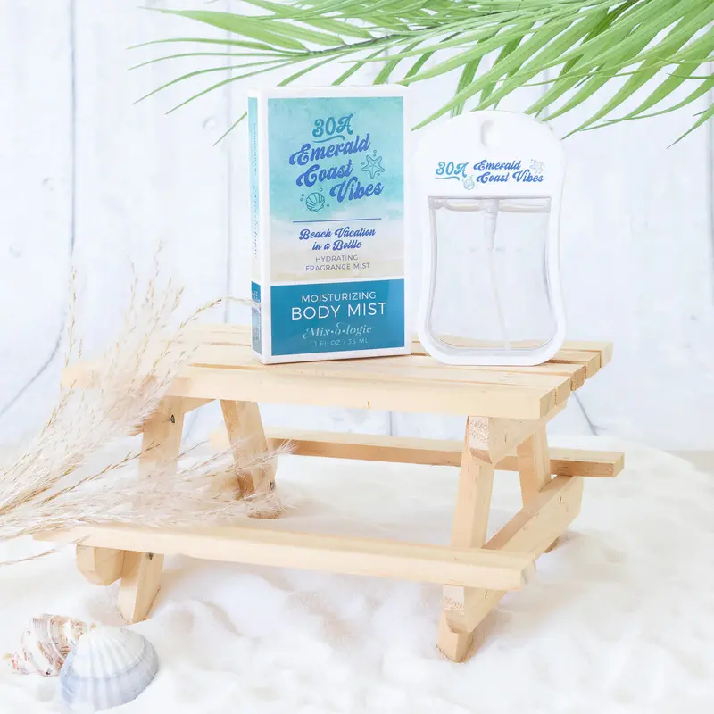 30A Emerald Coast Vibes Moisturizing Body Mist – Coastal Comfort Hydration 1