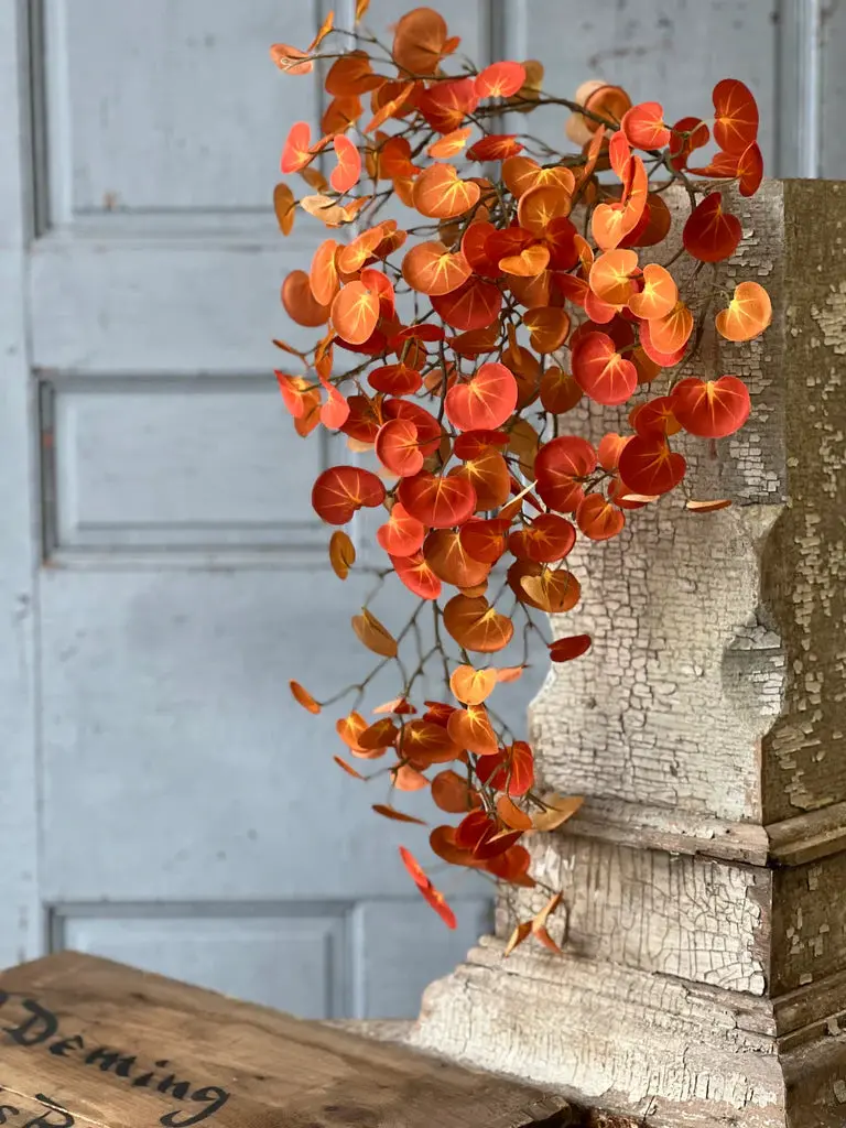 33-Inch Setting Sun Leaves Hanging Decoration – Indoor Or Outdoor Accent 1