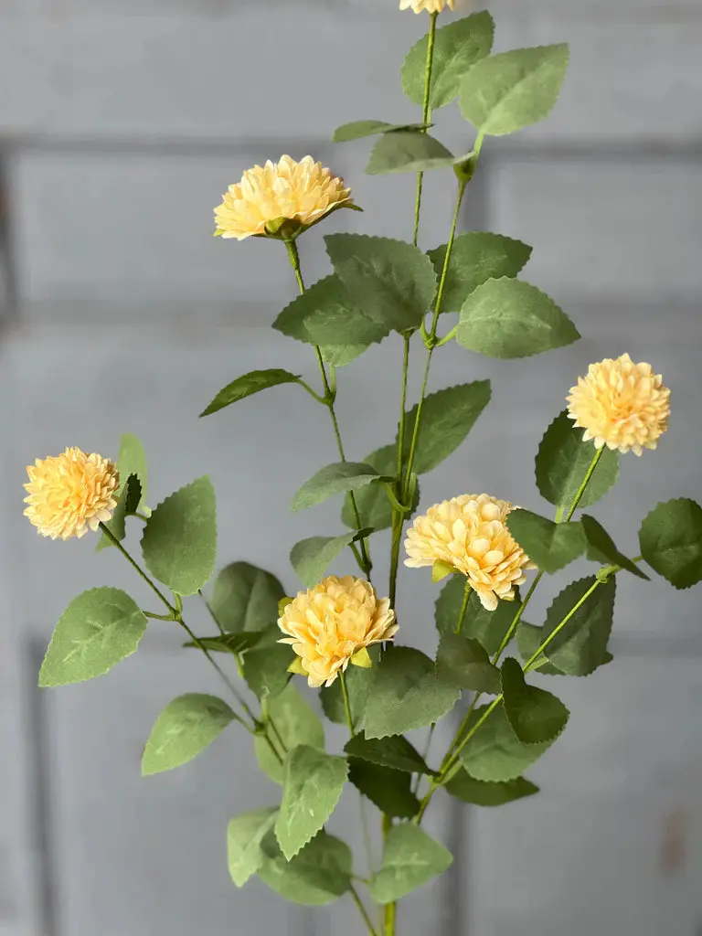 34-Inch Yellow Chaplet Bud Garland 1