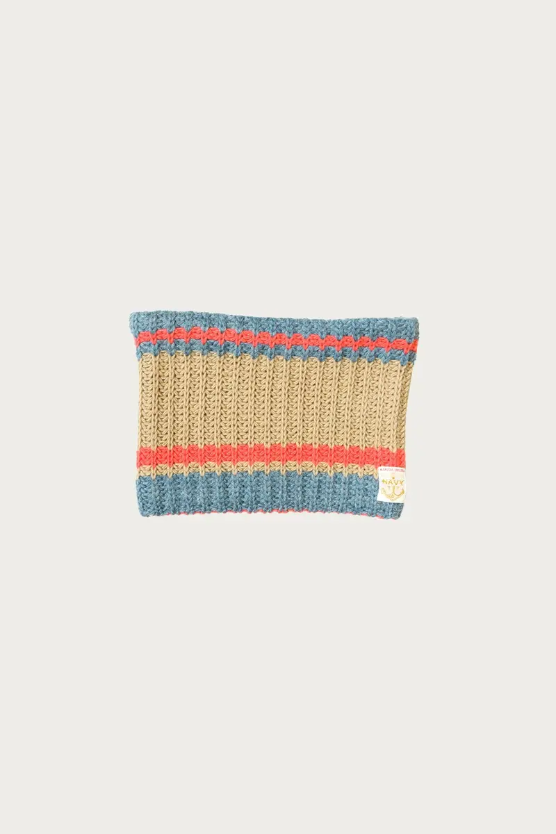 3G Wool Cable-Knit Snood – Flash Pink 1