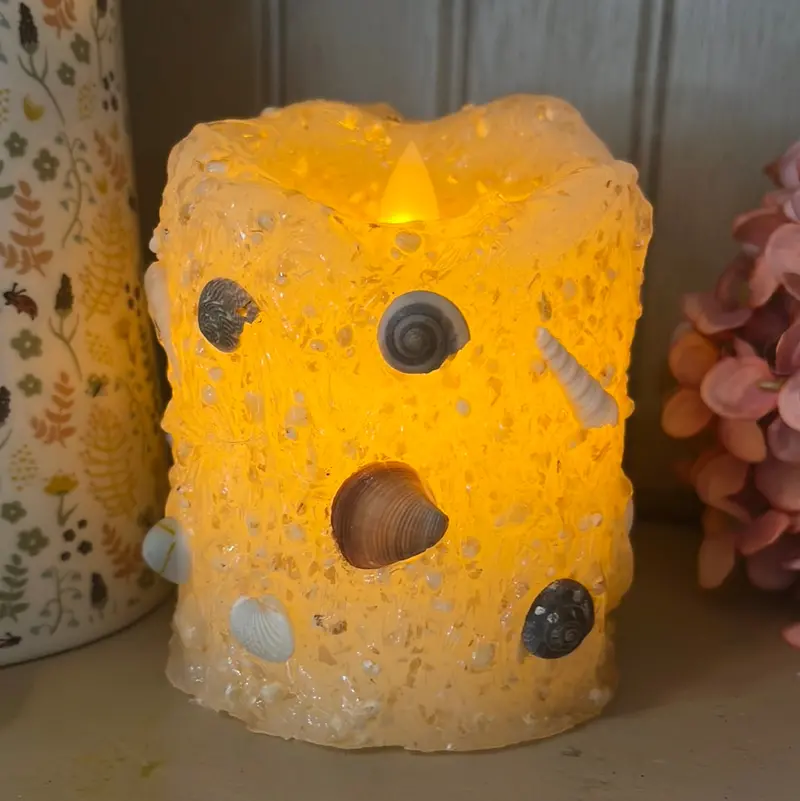 3X4 Moving Flame Led Seashell Light Display 1