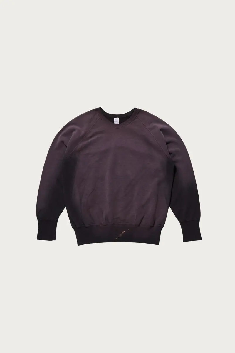 461 Sun-Faded Crewneck Sweatshirt – Sumikuro Black 1