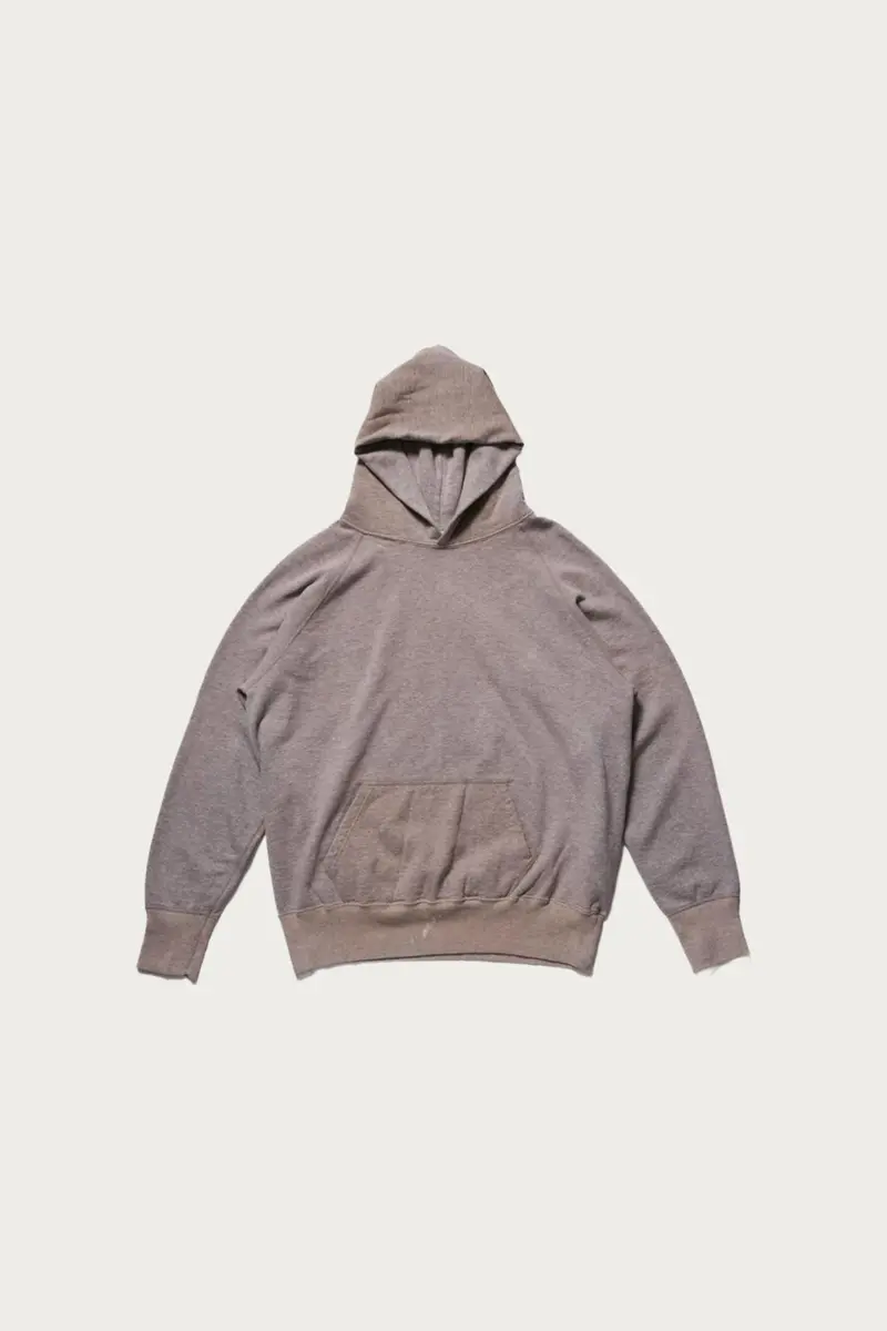 462 Sun-Faded Raglan Hoodie – Heather Grey 1