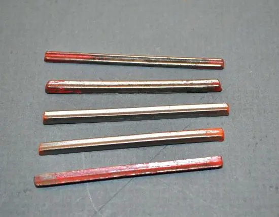 5 Nos Unimat Edelstaal Lathe Hss Insert Cutters (Model #2722) + 4 #2700 Tool Bits 1