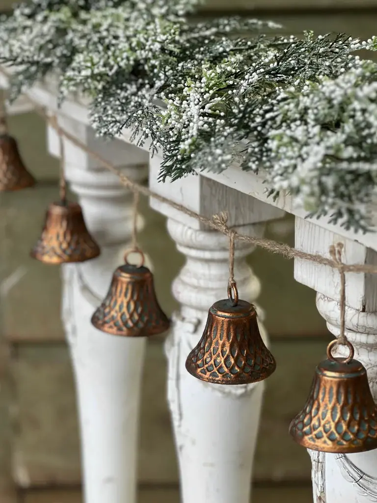 57-Inch Copper Chorus Bell Garland With Jingle Accents 1