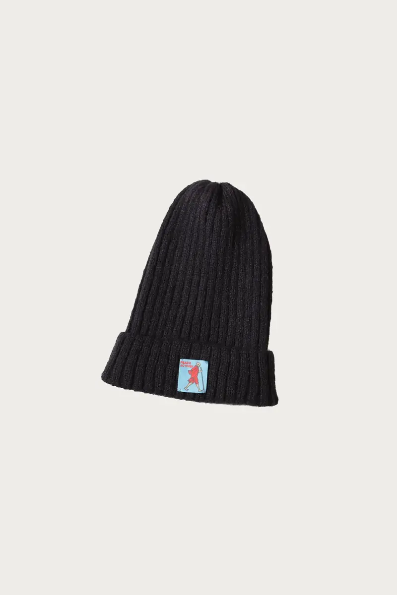 5G Wool Classic Knit Beanie In Black 1