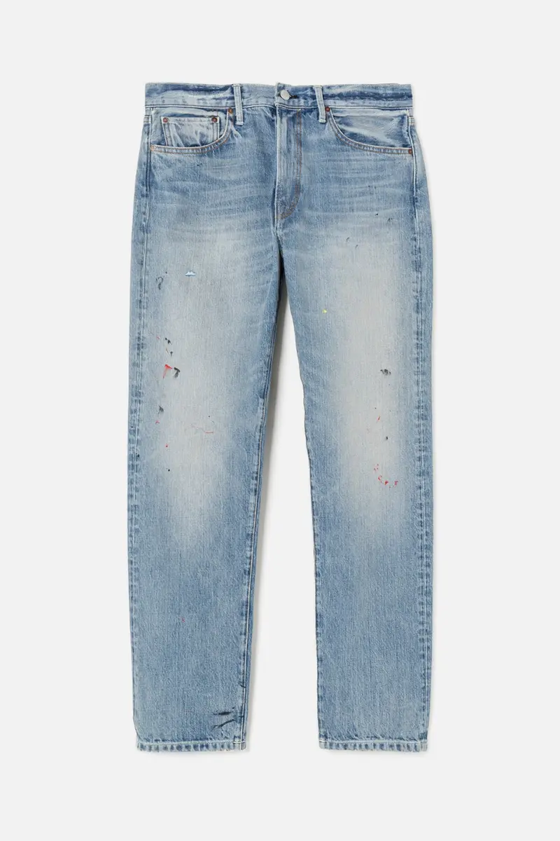 60S Slim-Fit Denim With Touch-Of-Paint Detailing 1