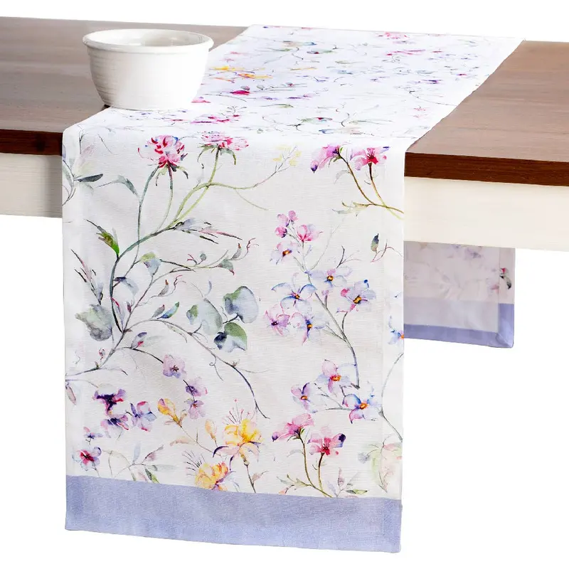 72-Inch Summer Floral Table Runner For Dining Or Events 1