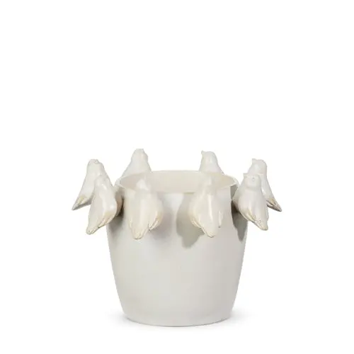 8-Inch Hanging Bird-Shaped Planter Pot 1