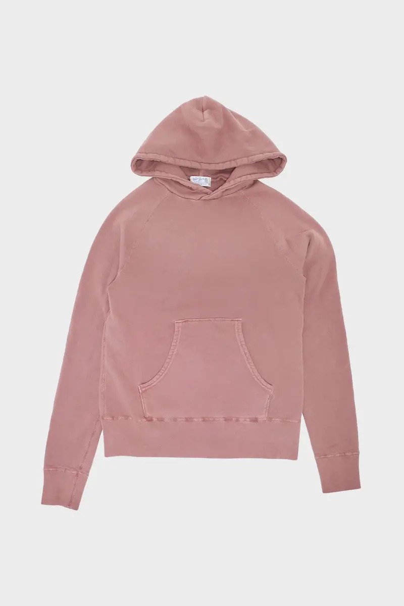 8 Oz Pigment-Dyed Cocoa Brown Hoodie 1