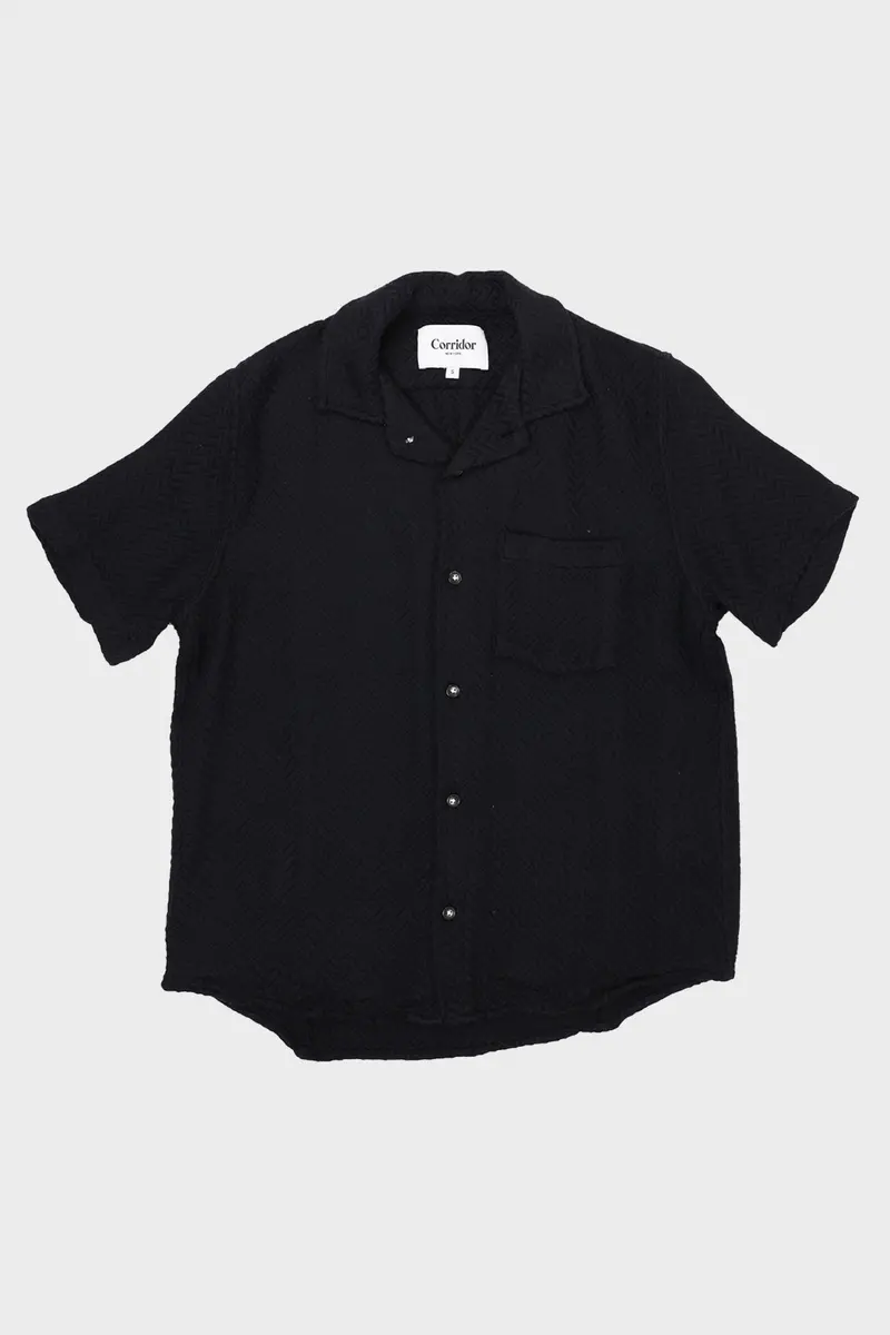 Acid Plaid Layering Shirt – Double Black Print 1