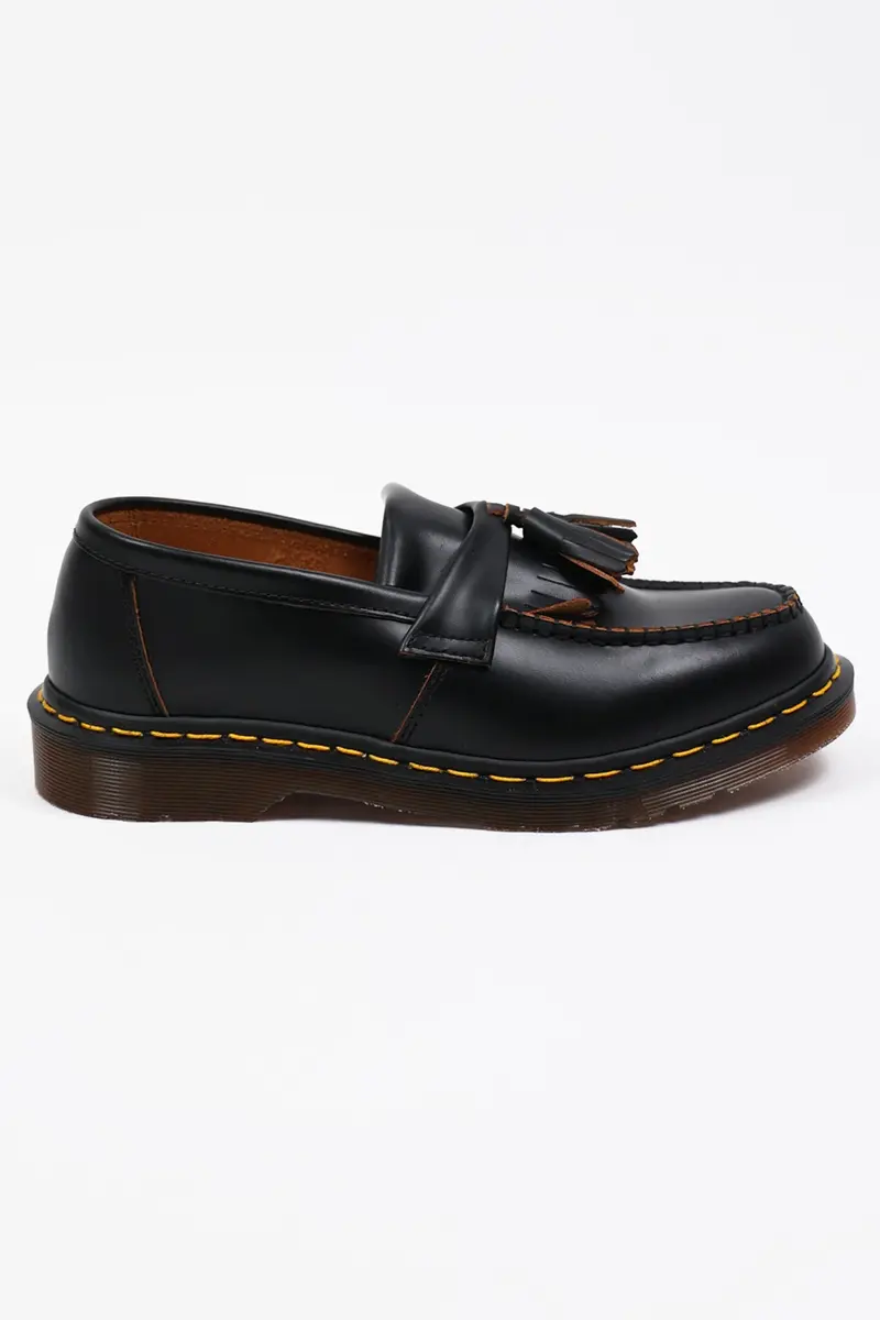 Adrian Leather Loafer In Black Quilon 1