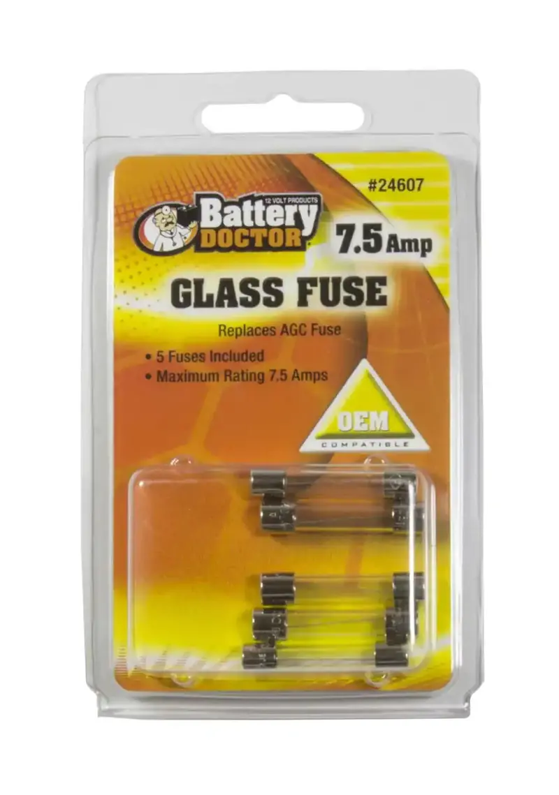 Agc Glass Cartridge Fuse – 7.5 Amp Rating 1