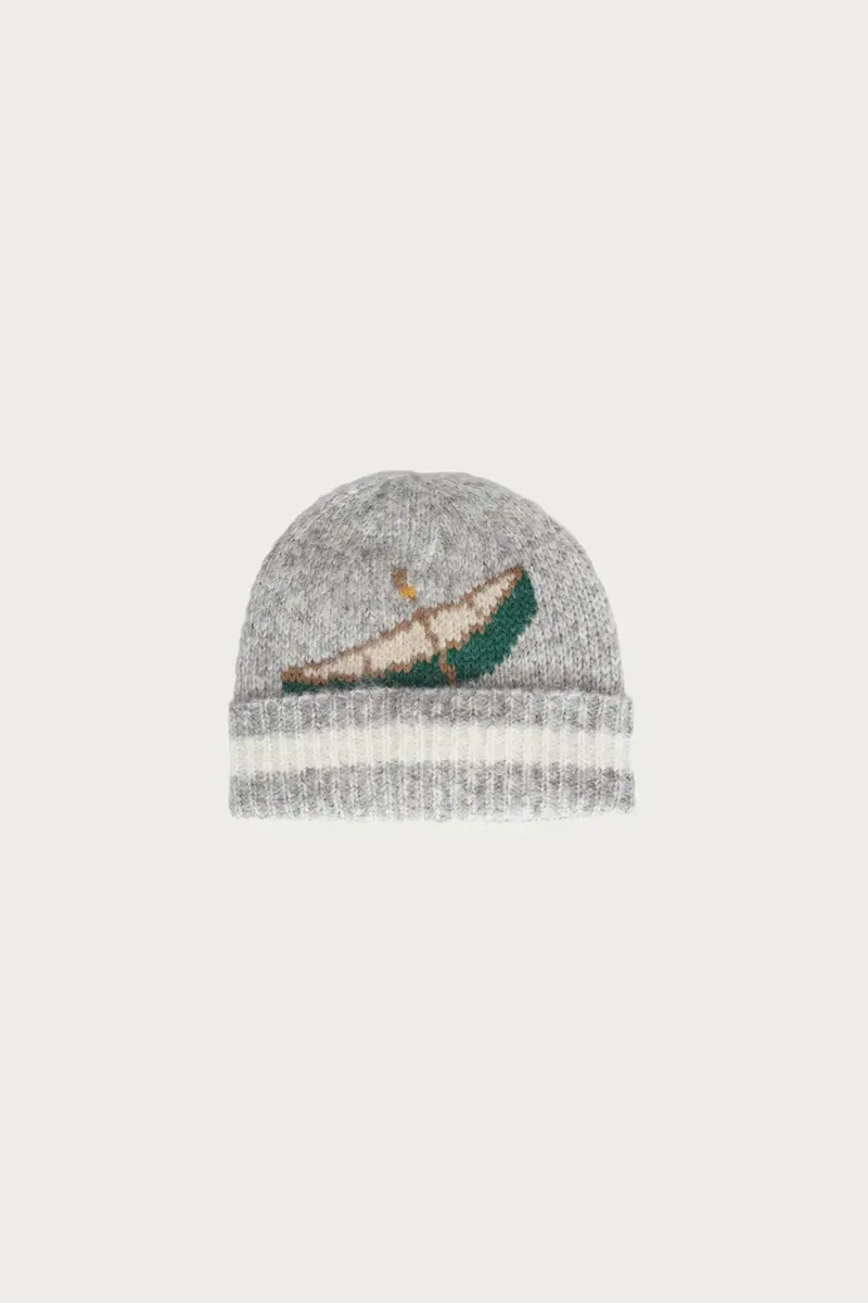 Alpaca Wool Canoe-Style Beanie 1