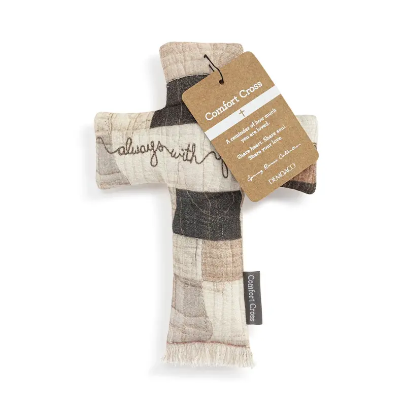 'Always With You' Faith-Based Comfort Cross Decor 1