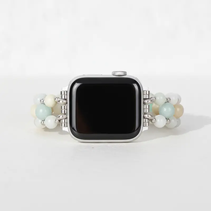 Amazonite Breeze Beaded Apple Watch Band 1
