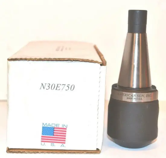 American Sun 3/4" End Mill Holder With 30° Taper Arbor – Model N30E750, American-Made 1