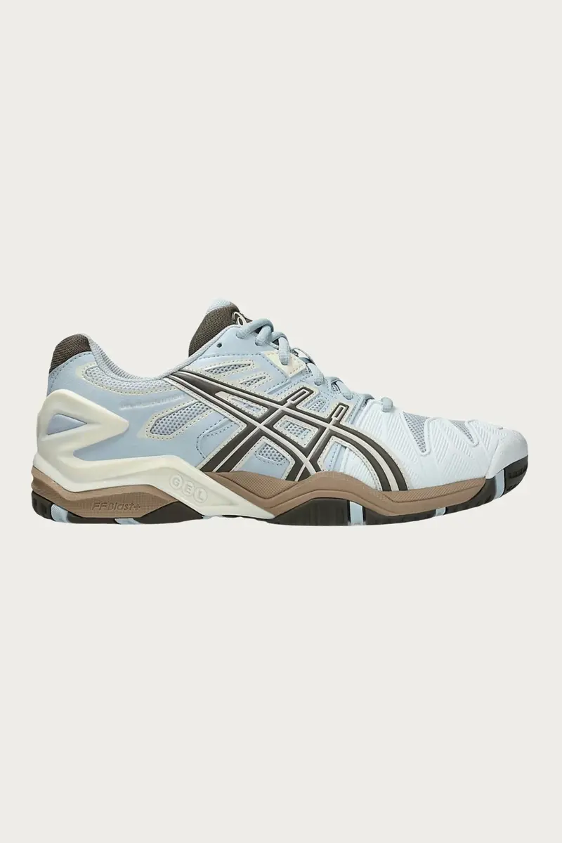 Asics Gel-Resolution 5 Court Shoe – Storm Cloud And Sepia Brown 1