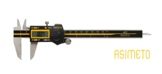 Asimeto Absolute Digital Caliper – 0–8" (0–200 Mm), Resolution 0.0005" / 0.01 Mm 1