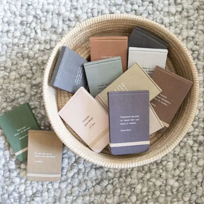 Assorted Fabric-Covered Notebooks 1