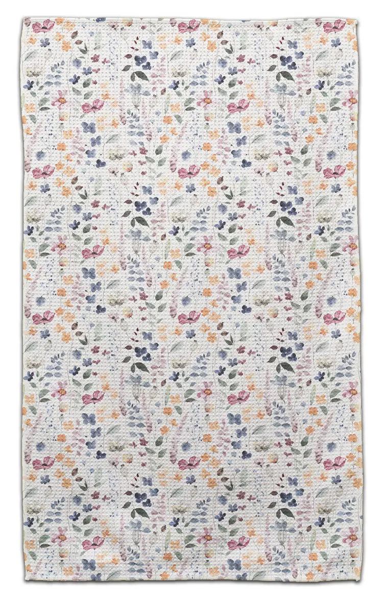 Assorted Native Wildflowers Eco Dish Towel 1