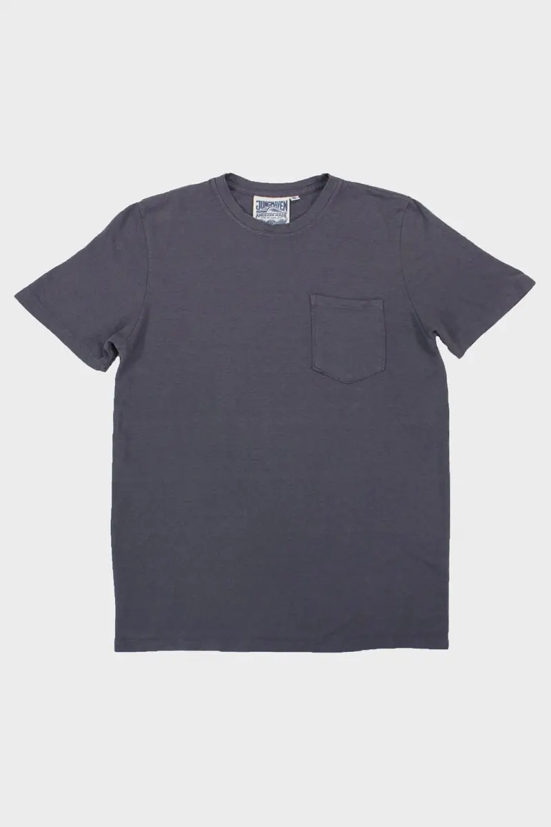 Baja Pocket Tee – Diesel Gray Relaxed-Fit Top 1