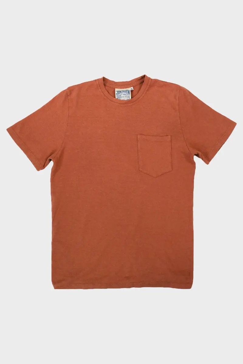 Baja Pocket Tee – Terracotta Earth-Tone Casual Top 1