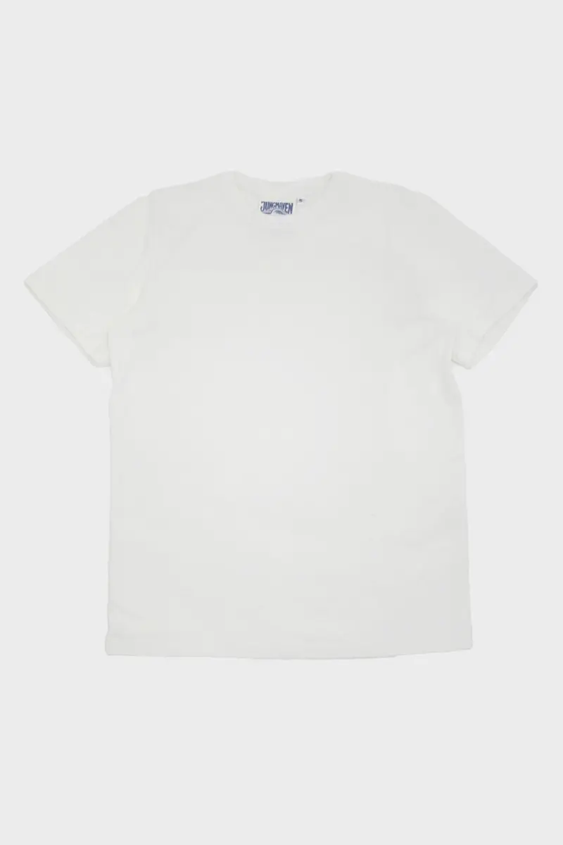 Baja Tee In Vintage Washed White Cotton 1