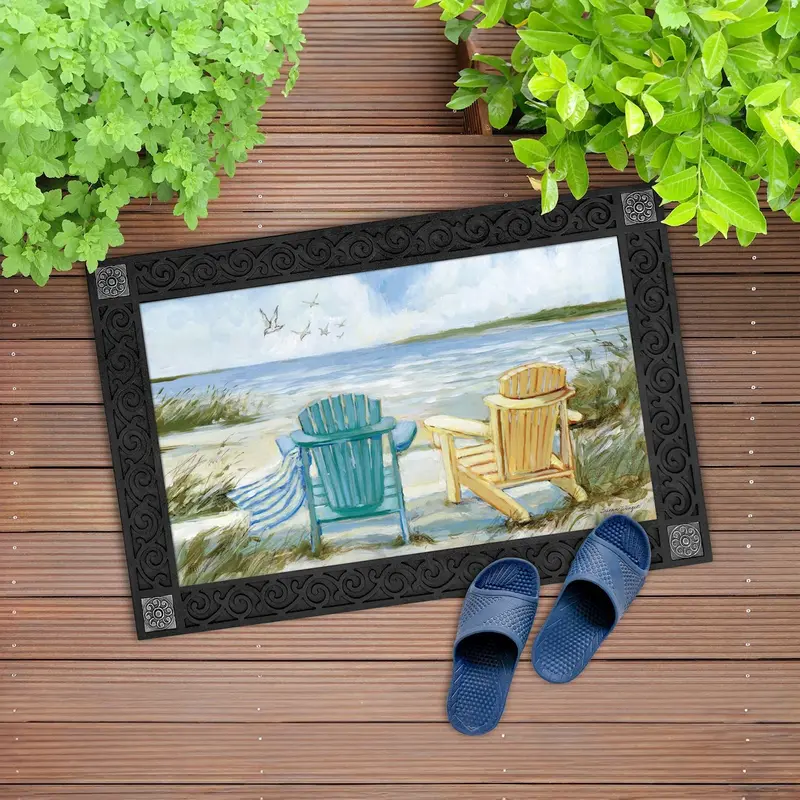 Beach Chairs Scene Matmate Insert 1