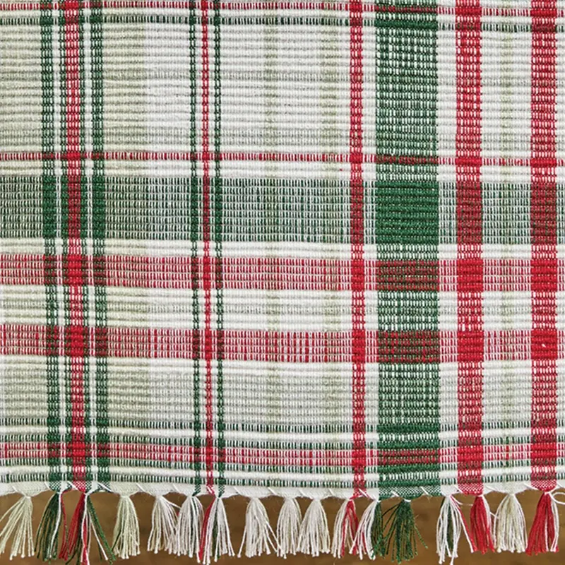 Berry Frost Table Runner – 54-Inch Holiday Linen 1