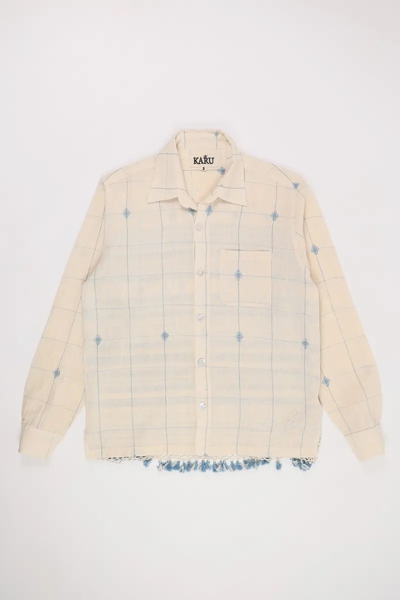 Bhujodi-Woven Long-Sleeve Shirt 1