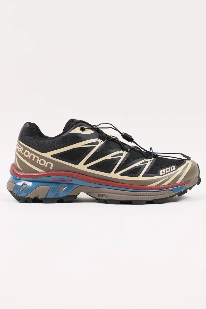 Black, Falcon & Cowhide Xt-6 Trail Sneaker 1