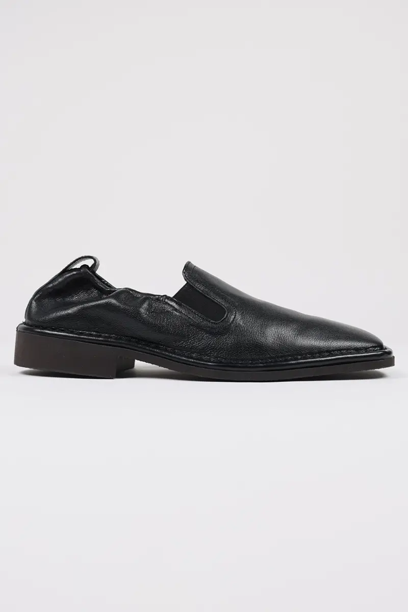 Black Soft Loafer Shoes For Men 1