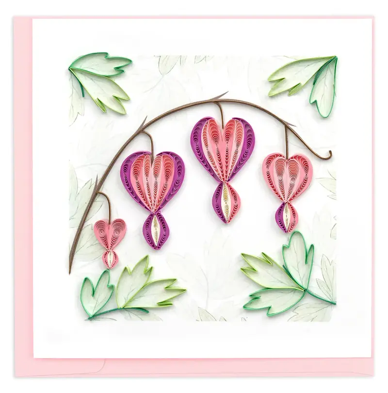 Bleeding Heart Flower Bouquet Or Print 1