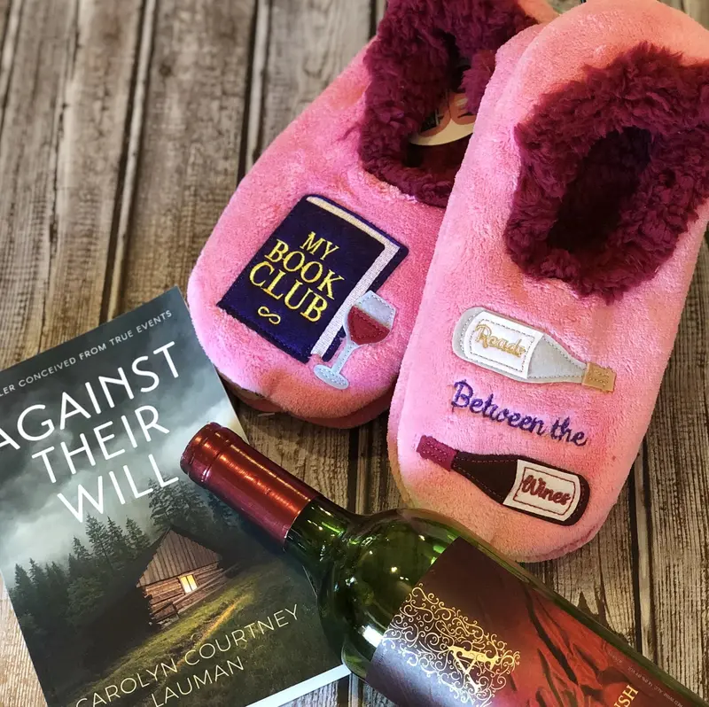 Book Club-Themed Snoozies Comfort Slippers 1