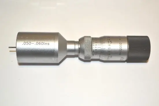 Bowers Holmike Bore Micrometer – Nos .050″–.060″ Range, .0005″ Graduation, Uk Manufactured 1