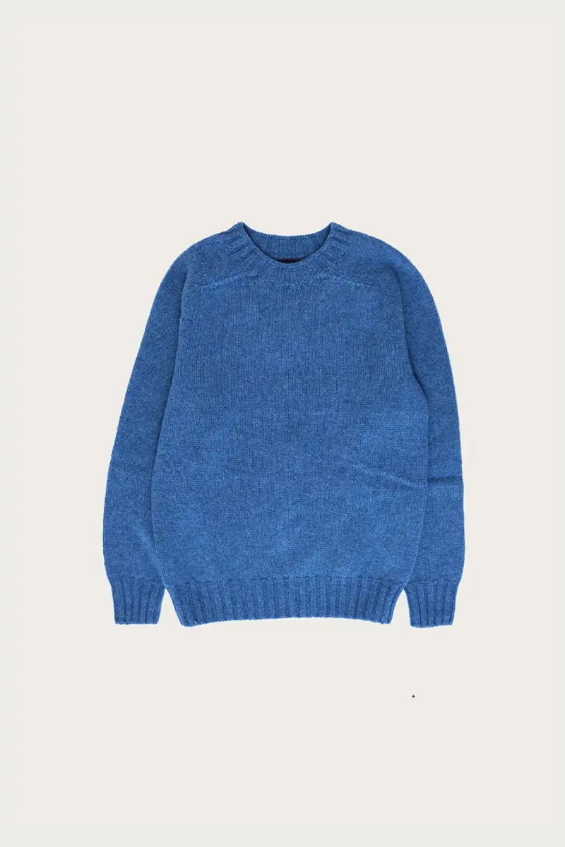 Boxy Space Knit Blue Lover Beanie 1