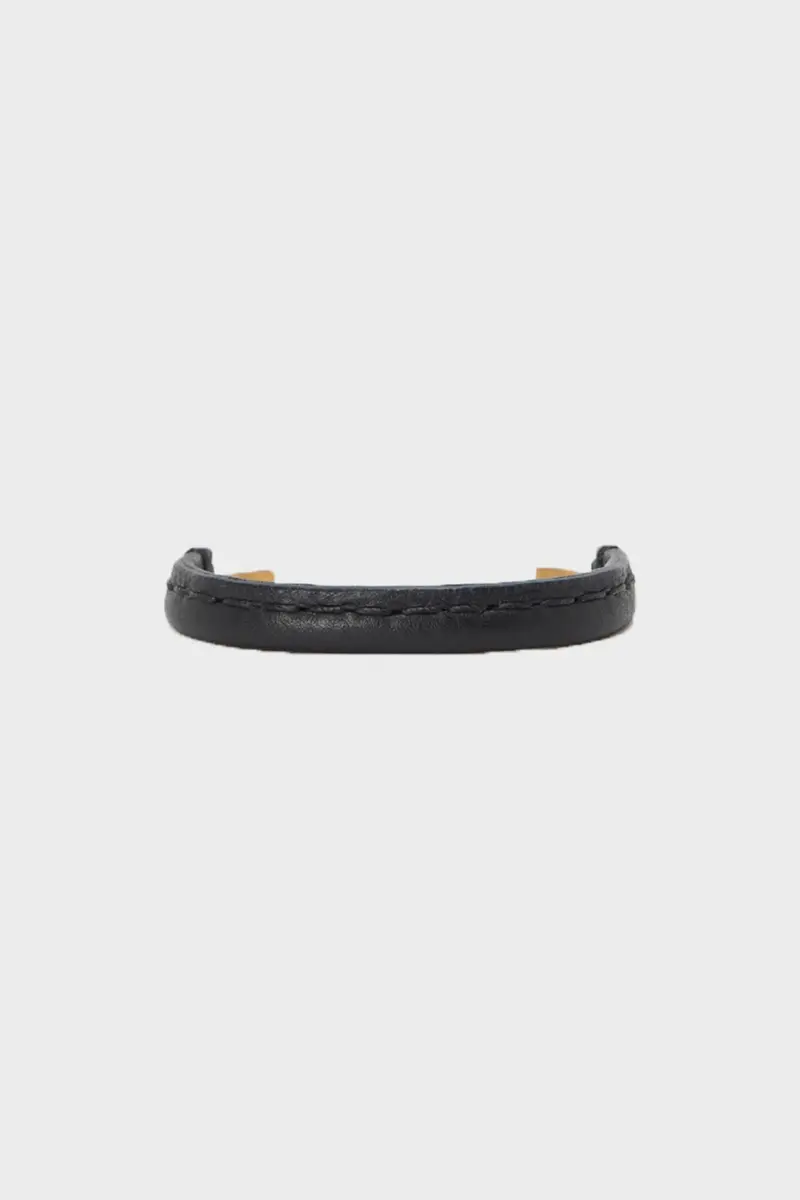 Brass And Black 'Not Lying' Statement Bangle 1