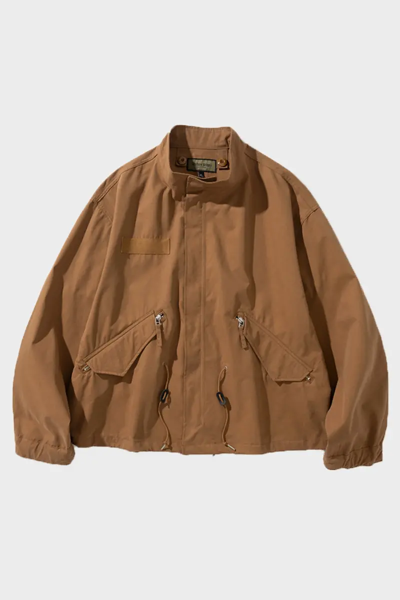 Brick Red M65-Inspired Short Field Jacket 1