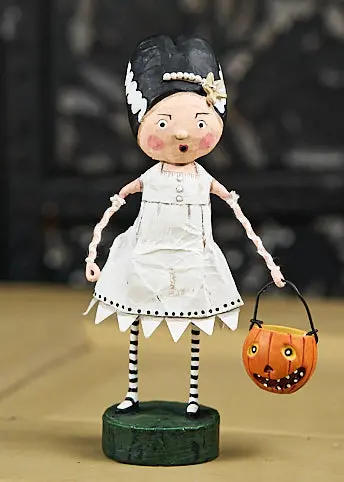 Bride Of Frankie Stein Halloween Figurine By Lori Mitchell 1