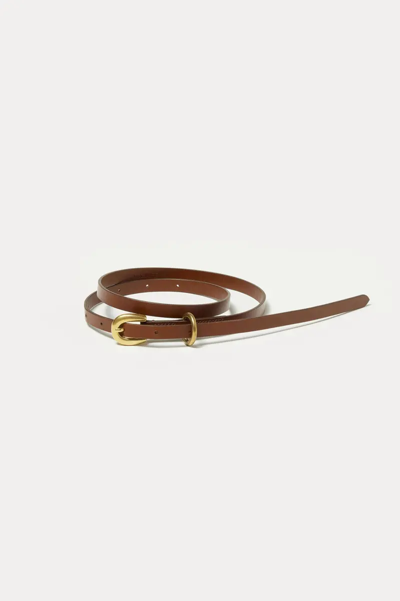 Brown Full-Grain Leather Belt 1
